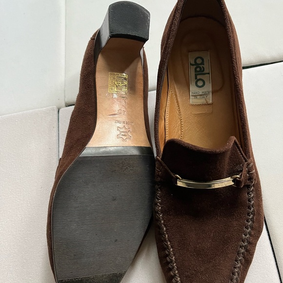 GALO brown suede heels, size 40 - Picture 7 of 8